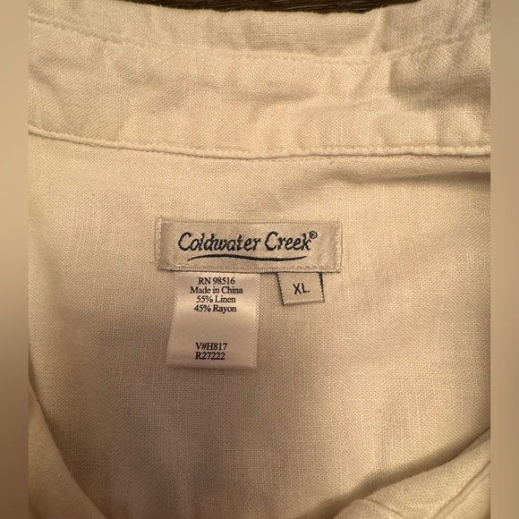 - Coldwater Creek Button Up Blouse - Picture 5 of 7